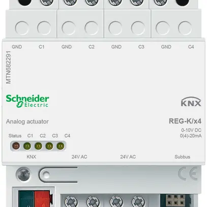 Actionneur analogique AMD KNX SE, 4-fois, MTN682291 