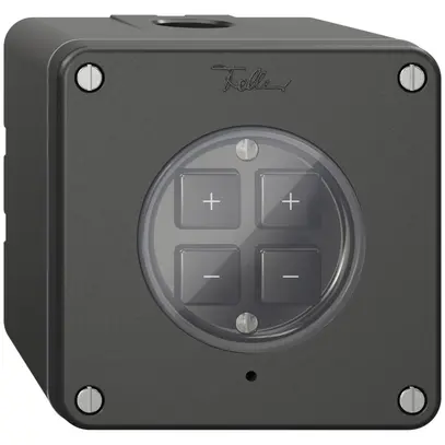 Stazione secondaria AP 2K/4T per dimmer NEVO Wiser nero 