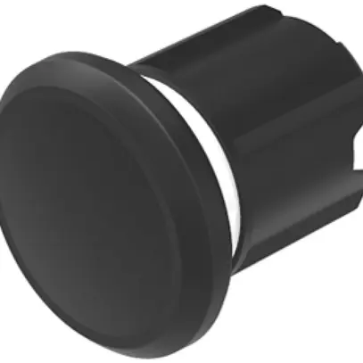 Obturateur p.élément de commande & signalisation EAO45 22.5mm noir 