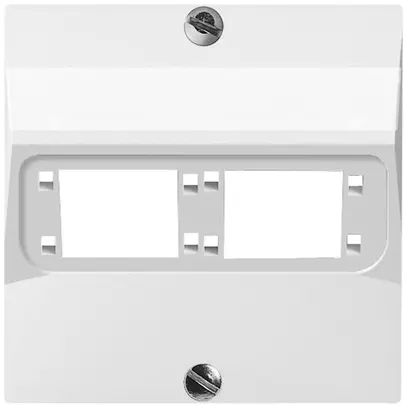 Kit de recouvrement SIDUS pour 2RJ45 alu 