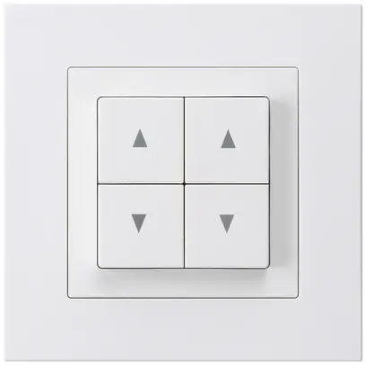 Interruttore per tapparelle INC kallysto.pro bianco con 4 tasti 