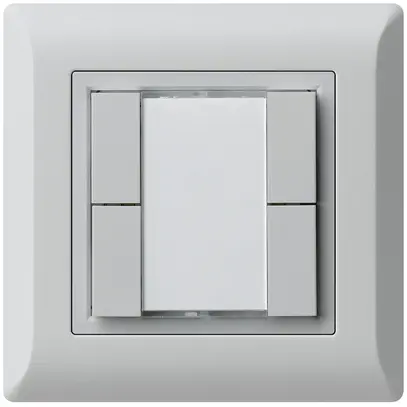 Pulsante multifunzionale INC kallysto.line KNX RF 4×grigio chiaro 