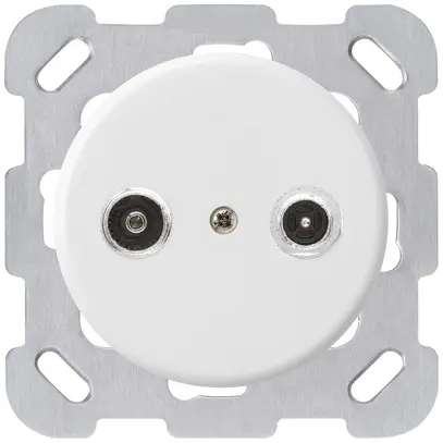 Prise de passage ENC basico TV-R 14dB blanc 