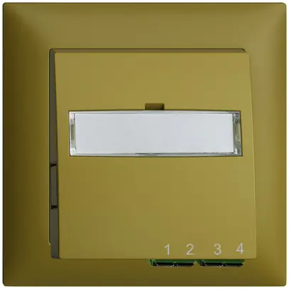 Scatola di raccordo INC FTTH EDIZIOdue FH 2×LC APC Duplex FMI olive 