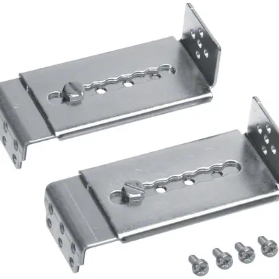 Équerre de montage Hager univers N pour rail DIN abaissement max.145mm 2 pièces 
