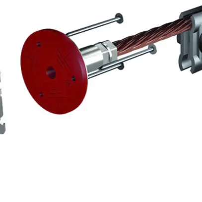 Guarnitura di raccordo 350mm flessibile, corda Cu FE70 50mm² 