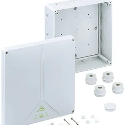 Boîte dérivation AP Abox 350 vide, 250×250×115mm 