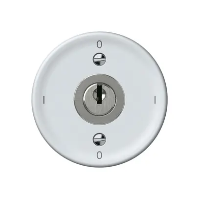 Interruttore a chiave origin interruttore 0/3L 16A 250V 0-I-0-I 60×60mm bianco 