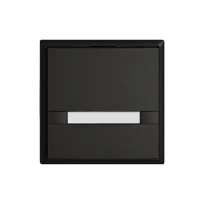 Poussoir universel EDIZIO.liv UNI SNAPFIX® s.LED 1× comm.2T étiqu.no 