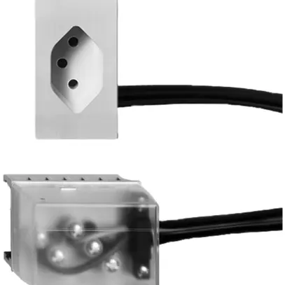 Presa INS T13 L2 bianco per cavo piatto Powerbus 