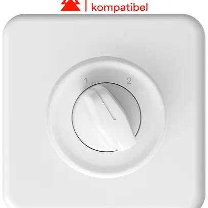 Interrupteur rotatif ENC STANDARDdue a.cont.sép.2P 1-2 p=50mm bc 