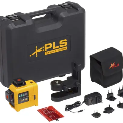 Niveau laser à 3 points Fluke PLS 3X360R KIT rouge 20m ≥9h 635nm 