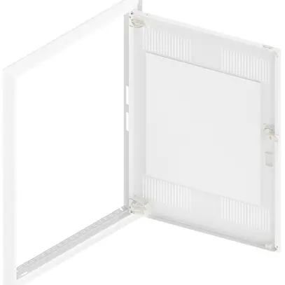 Porta media con cornice SE Pragma bianco per 2parte/5file 