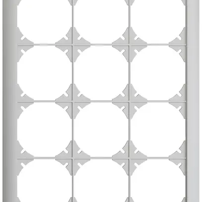 UP-Kopfzeile EDIZIOdue SNAPFIX® 4×3 vertikal 208×268mm hellgrau 