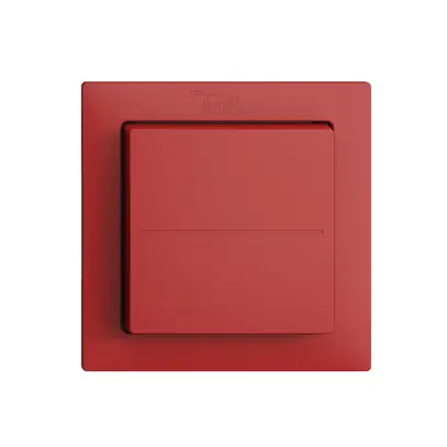 Pulsante RF EnOcean Feller EDIZIOdue F, 2c/1t, senza batterie, berry 