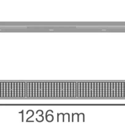 LED-Deckenleuchte LEDVANCE LOW BAY FLEX 42W 6510lm 840 IP23 DA 1236mm 40°×90° 