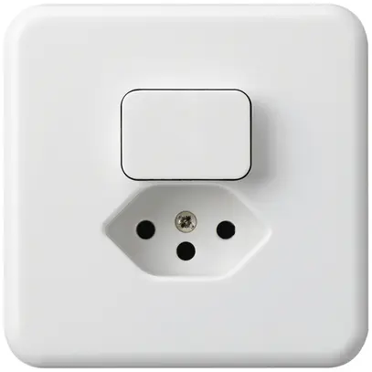 Combinazione INC basico 6/1L +tipo 13 monoblocco con protezione bambini bianco 