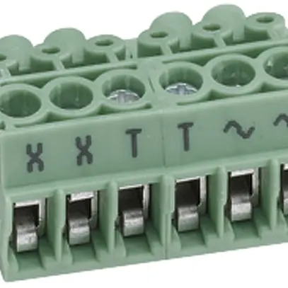 Connecteur Hager 2-fils elcom.one/home/modesta, vert 