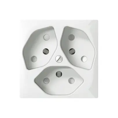 Placca frontale SIDUS bcb per 3×T13 