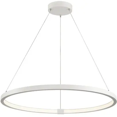 Lampada sospesa LED SLV ONE 80 DALI 35W 2200lm 3000/4000K Ø800×30mm bianco 