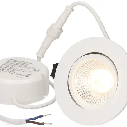 Spot LED INS maxLUCE SOLV-IP65 8W 230V DIM 730lm 940 foro Ø68mm 38° IP65 bianco 