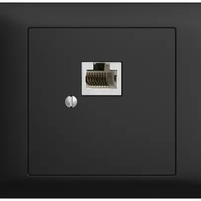 Scatola INS 1×RJ45/s 8P EDIZIOdue nero R&M swissline 