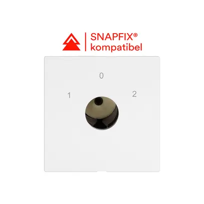 Interruttore a chiave EDIZIO.liv per KABA 1514 invert.1P 1-0-2 p=67mm bi 