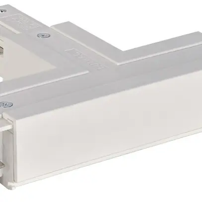 Raccordo a T SLV per binario conduttore AP EUTRAC 3-fasi, PE a sinistra, bianco 