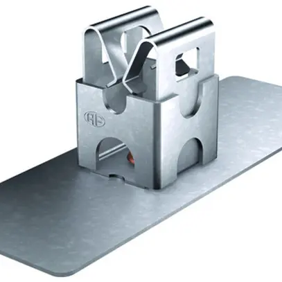 Support de fil Flury FL 77 à coller, acier inoxydable A2 