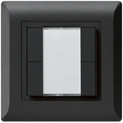 Pulsante multifunzionale INC kallysto.line KNX RF 4×nero 
