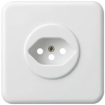 Kit frontale INC basico tipo 13 86×86mm bianco con protezione bambini 