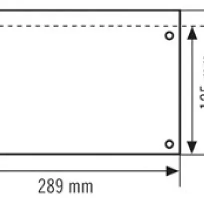 Pannello con pittogramma ESYLUX per SLX bifacciale, freccia verso basso/basso 