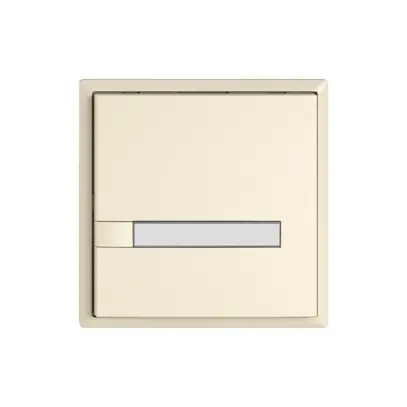 Pulsante KNX RGB EDIZIO.liv SNAPFIX® sensore temp.s.LED targ.1× com.1T cr 