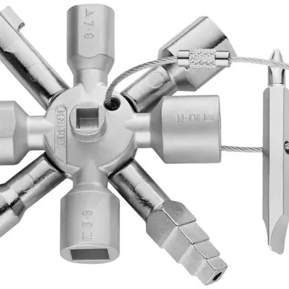 Clé pour armoire électrique KNIPEX TwinKey 