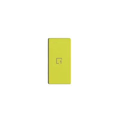Pulsante 1/2 INC horiz. Edue Wiser simbolo scena 1 lemon 