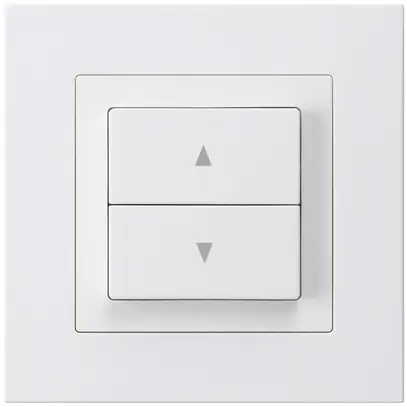 Pulsante per tapparelle INC kallysto.pro con 2 tasti di comando bianco 