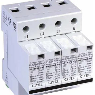 Blitzstromableiter DS 130VGS-230, Typ 1+2+3, 4-polig 