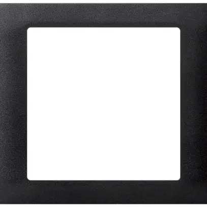 Abdeckrahmen kallysto 80×100mm steckbar zu EB-Dose G3 schwarz 