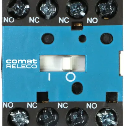 Contacteur miniature ComatReleco RMC08, 230VAC, 3F 4kW AC-3, 20A ITH, +1O 
