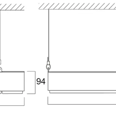 Proiettore capannone LED Sylvania KubiXx WIDE 276W 47500lm 840 IP65 REG 732×460 