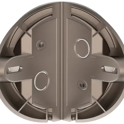 Montageadapter ABB Busch-Wächter PRO Edelstahl 