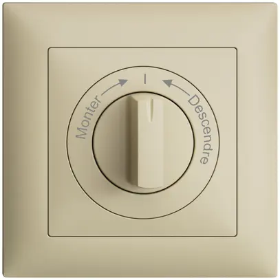 Kit frontale Monter->I<- Descendre EDIZIOdue 88×88mm vanille 