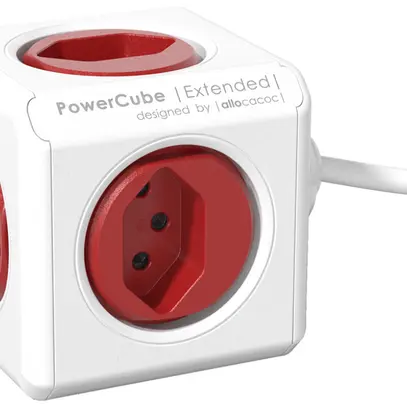 Fiche multiple PowerCube Extended 4×T13 1.5m 3×1mm² ro 