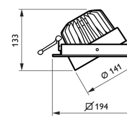 Spot LED INS GreenSpace Accent GD301B 17S/830 PSU-E MB CP WH 