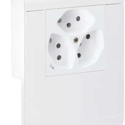Scatola per apparecchi tehalit SL20055 3×T13 1×S, bianco traffico 