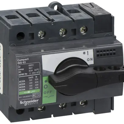 Interrupteur de charge INC Schneider Electric NS-I 63 3L gris/noir 