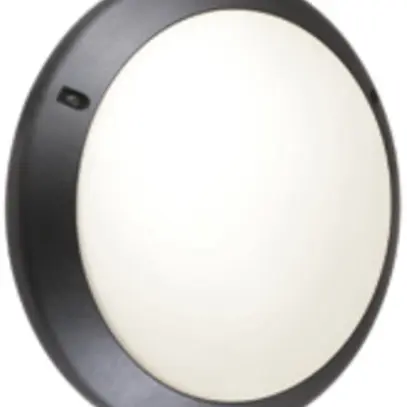 Plafonnier/applique Legrand Chartres T1 E27 75W IP55 Ø296×95mm noir 