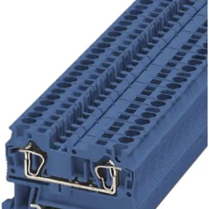 Morsetto 0.08…6mm² raccordo a molla blu 