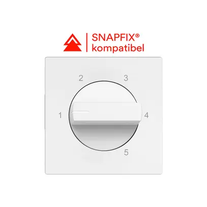 Interruttore rotativo EDIZIO.liv manig.5 liv.2P 1-2-3-4-5 p=60mm bi 