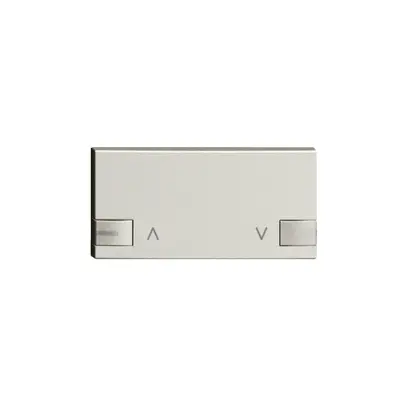 Touche 1/2, moteur, LED ZEP gris clair 